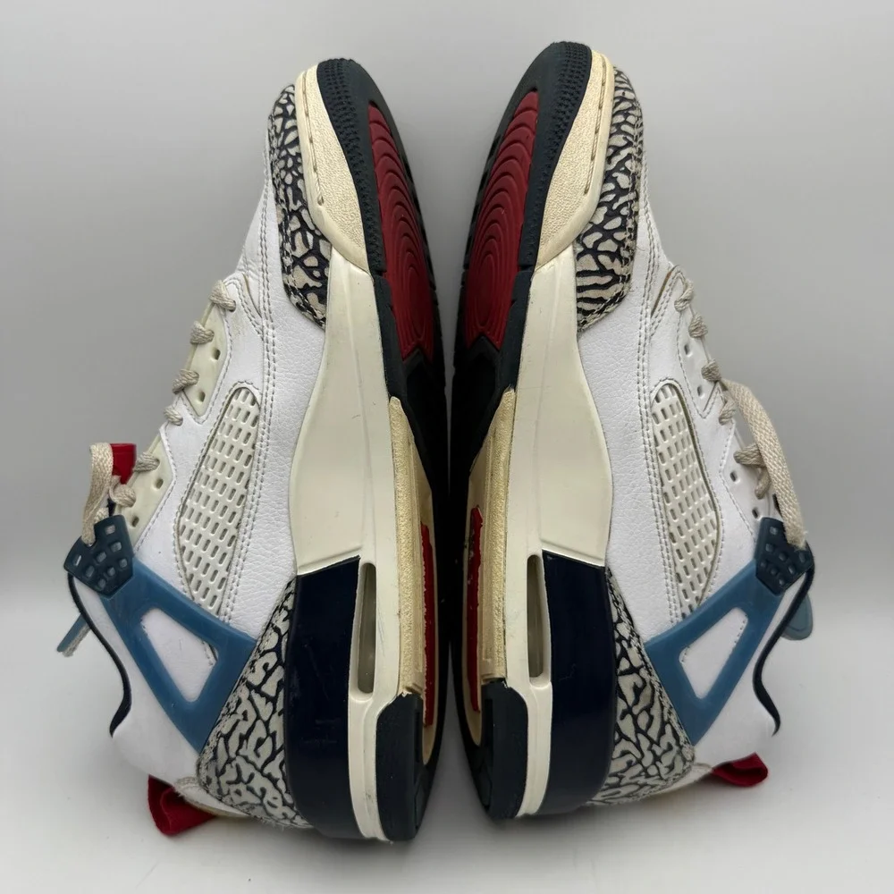 Jordan Spizike Low Mens Size 9 White Obsidian Pure Platinum HM3712-164‎